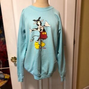 Vintage 80’s Mickey Moo Sweat Shirt OS